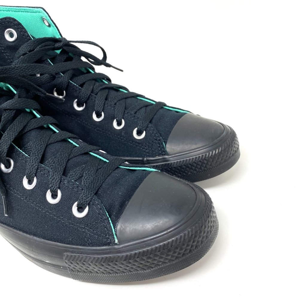 Converse Men's Size 9 171271F CTAS PSYCHEDELIC HOOPS Black Canvas Hi Top Sneaker - Picture 3 of 10